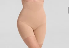 HoneyLove SuperPower Short All Over Sand Targeted Shape Wear Size 1X NWT