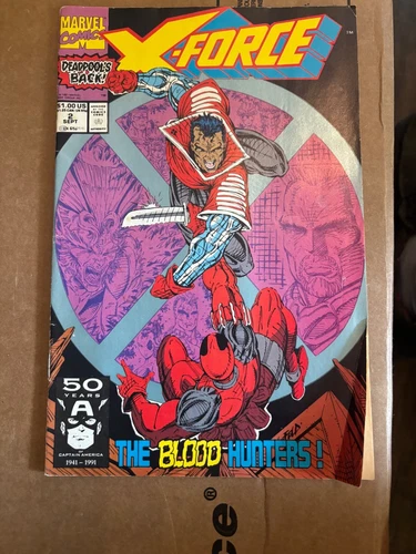 X-Force Deadpool's Back! The Blood Hunters! #2 September 1991 VF/NM
