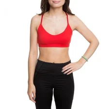 JUICY Couture Sport Activewear Sports Bra Gym Red Women’s Size L *NEW* $35