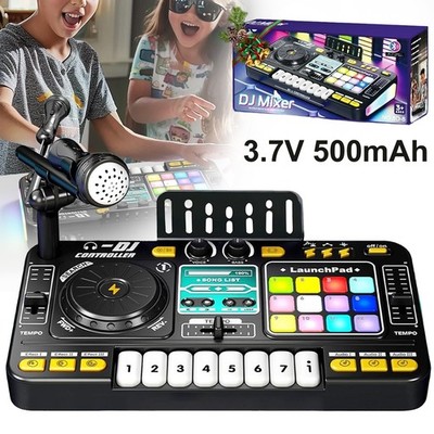 Audio Mixer DJ-Pult Mixer DJ Controller Pult Bluetooth mit Mikrofon Geschenk