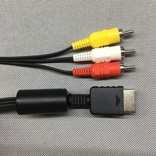 1.8M RCA AV Audio Video Composite Cable Cord for Sony PS1 PS2 PS3 PS3