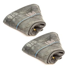 2x Heavy Duty 6.00x9 Inner Tube 9" Butyl Rubber 600x9 Bent Valve Quad Bike ATV