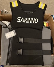 SAKINNO SPORTS FLOATATION LIFE VEST Size MEDIUM Buoyancy Aid NEW