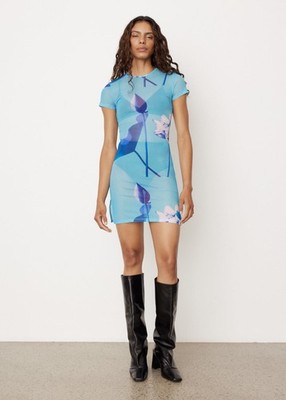 MIAOU MINI BILLIE DRESS BLUE Size: S