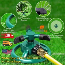 Sprinklers for Yard, Water Sprinkler for Lawn, 360 Degree Rotating Lawn