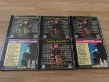 Country Music Karaoke CD Lot Of 6 New/Sealed