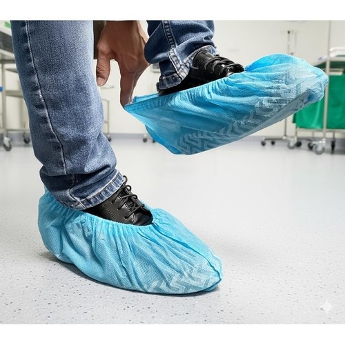 Non Slip Shoe Covers 200 Pack Waterproof Disposable Booties Traction Protection - Picture 16 of 25
