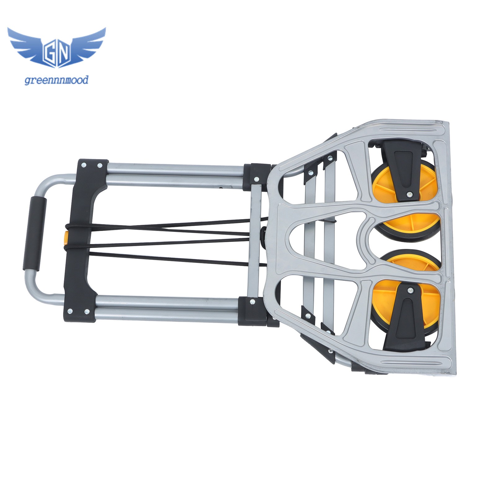 Alloy Steel Folding Trolley 264 lbs Heavy-Duty Luggage Trolley Cart