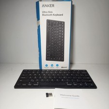 Anker Ultra Slim Bluetooth Keyboard - Apple  Android Compatible - Black NIB