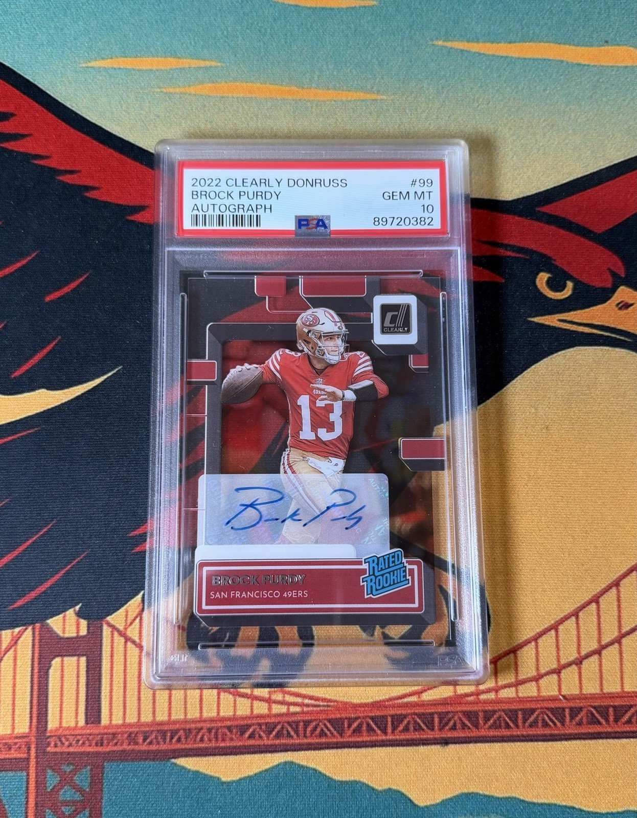 Brock Purdy Panini Clearly Donruss #99 Autograph