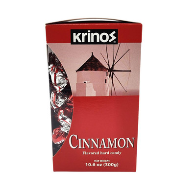 Cinnamon Hard Candy,Individually Wrapped, 10.6 Oz, Imported from Greece