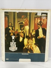 The Great Train Robbery Sean Connery CBS FOX CED Video Disc videodisc movie