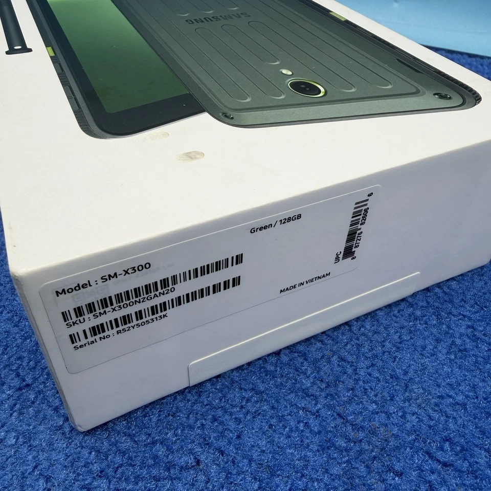 Samsung Galaxy Tab Active5 Wi-Fi 8” 128GB Android Tablet Rugged - Black Green - Image 3 of 4