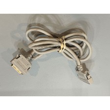 Serial Printer Cable Cord DB25 Male to Mini-DIN 8 Vintage