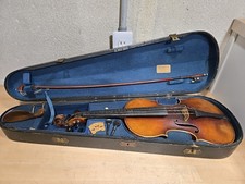 Antique CHRISTIAN HEBERLEIN JR. 4/4 VIOLIN 1860 Repair Restore Wood Case