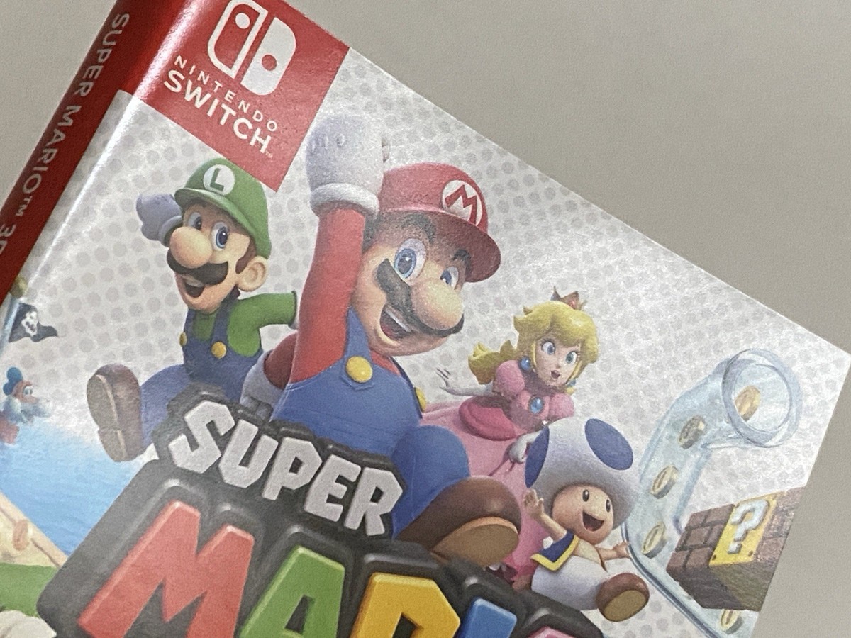 Super Mario 3D World Plus Bowser's Fury Nintendo Switch Game Case