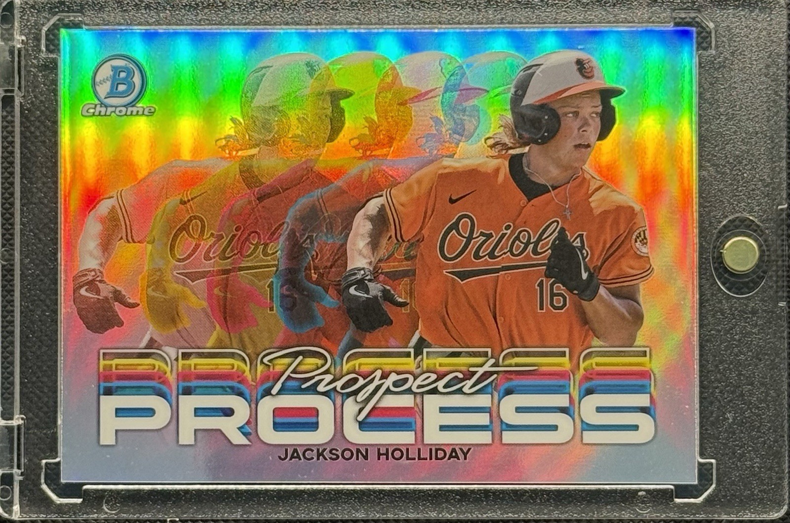 2023 Bowman Chrome - Prospect Process Jackson Holliday #PRP-9 (RC)
