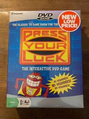 Press Your Luck - Interactive DVD Game (DVD, 2007).  BRAND NEW SEALED