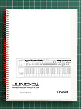 Roland Juno-Di   4 in 1 Owners Manual User Instructions   251 Pages   USA Made