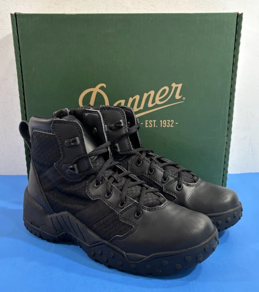 Zip Leather Upper Black Boots for Men for sale | eBay