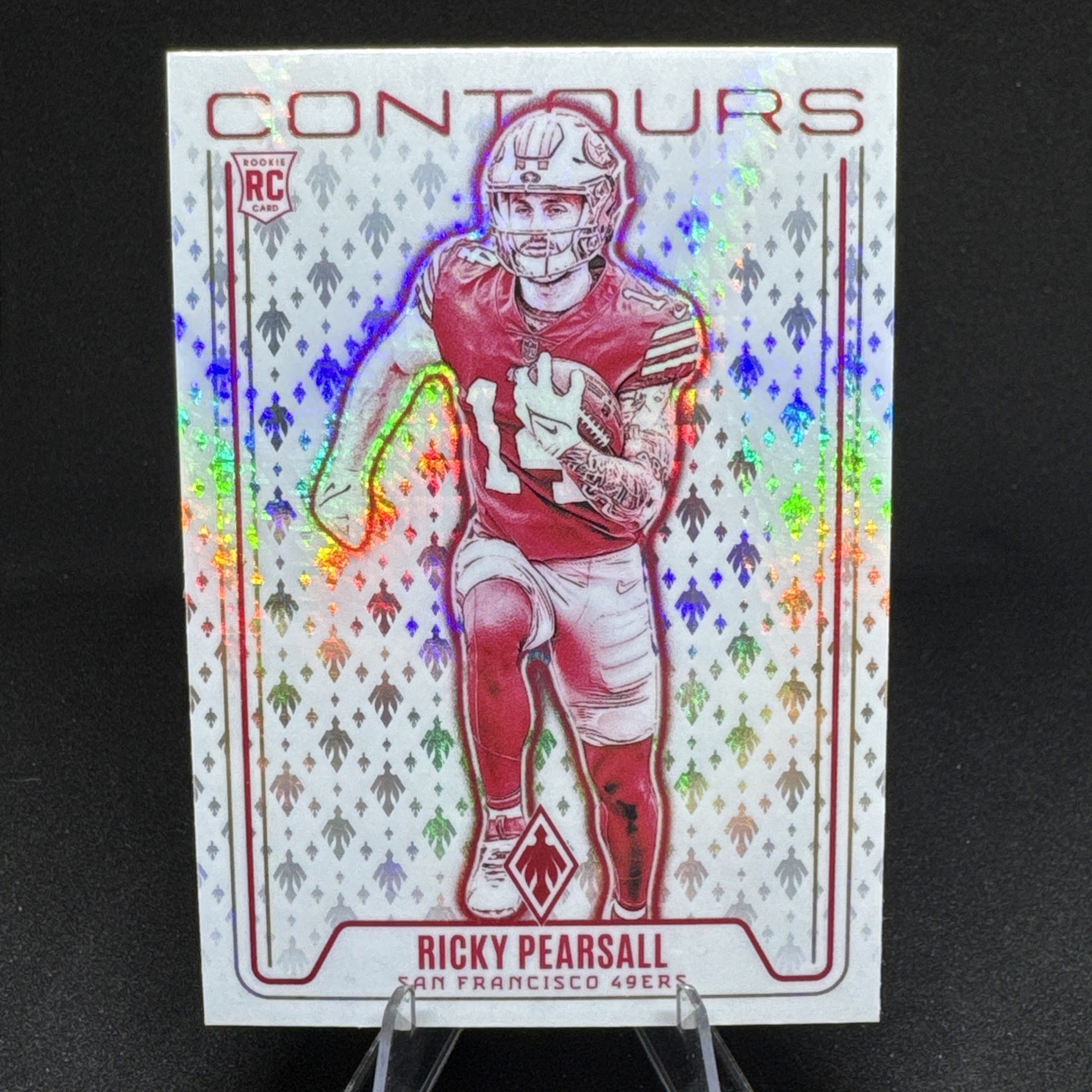 2024 Panini Phoenix - Silver Hyper Contours Ricky Pearsall Rookie Card