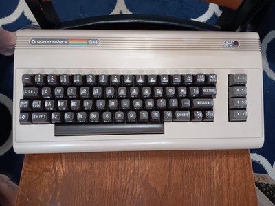 RECAPPED, CLEANED, TESTED, and Fully WORKING NTSC Commodore 64.
