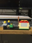 LEGO Town / City Minifigure & Pizza Stand Lot – 5 Figures Accessories — photo 2