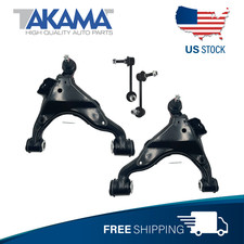 4pcs Lower Control Arms+ Stabilizer bar link for 10-22 LEXUS GX460 GX-460 w/KDSS