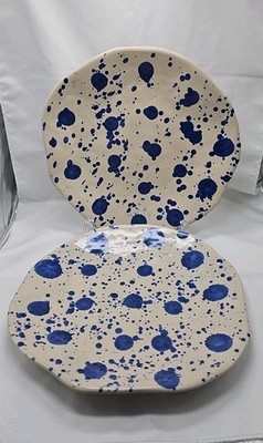 IKEA JASSA DINNER PLATES -SET OF 2- Designed By Piet Hein Eek- Limited Edition 