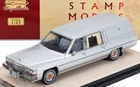 wonderful resin-modelcar 1/43 CADILLAC SUPERIOR HEARSE 1980 - silver metallic