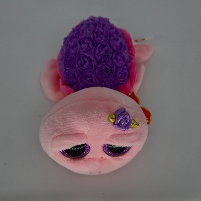 Ty Beanie Boos Rosie Pink Purple Turtle Plush Beanbag Toy