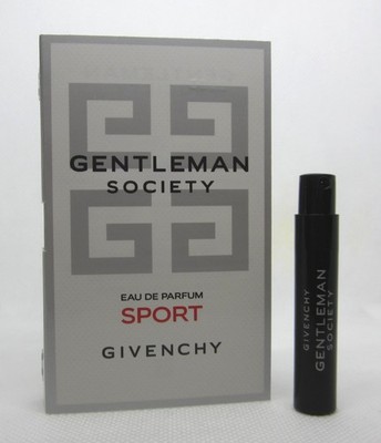 Givenchy Gentleman Society eau de parfum Sport spray sample 0.03 oz.