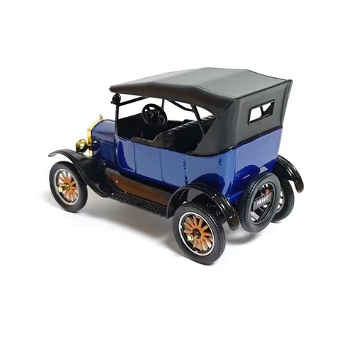 Ford Model T Alloy Car Model Blue 1/24 - Picture 3 of 5