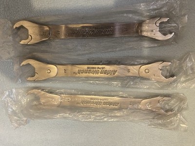 1 - Alden Ratchet Wrench Interactive OPEN-End metric  USA  15/17