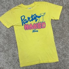 Vintage Party Naked Florida 80s Tshirt Size Medium Made In USA Single Stitch