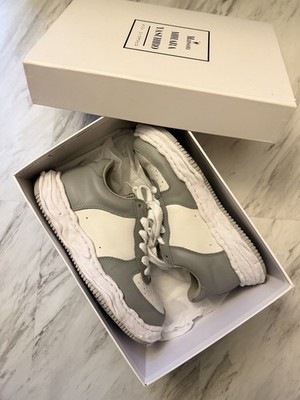 Size 44 - Maison Mihara Yasuhiro Wayne Og Sole Low White Grey - Preowned OG All