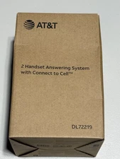 2 Handset Answering System With Connect To Cell AT&T DL72219