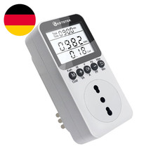 KETOTEK Stromzähler Für Steckdose Mit Hinte...