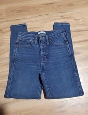 Madewell 10" High Rise Skinny Jeans Dark Wash Size 27
