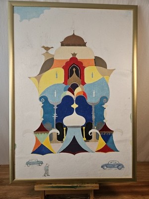 SURREALER CAPRICCIO FANTASY ARCHITEKTUR VISIONÄR MODERNISTISCHE KUNST M H WHINCUP