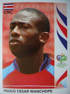 Panini 53 Paulo Cesar Wanchope Costa Rica FIFA WM 2006 Germany