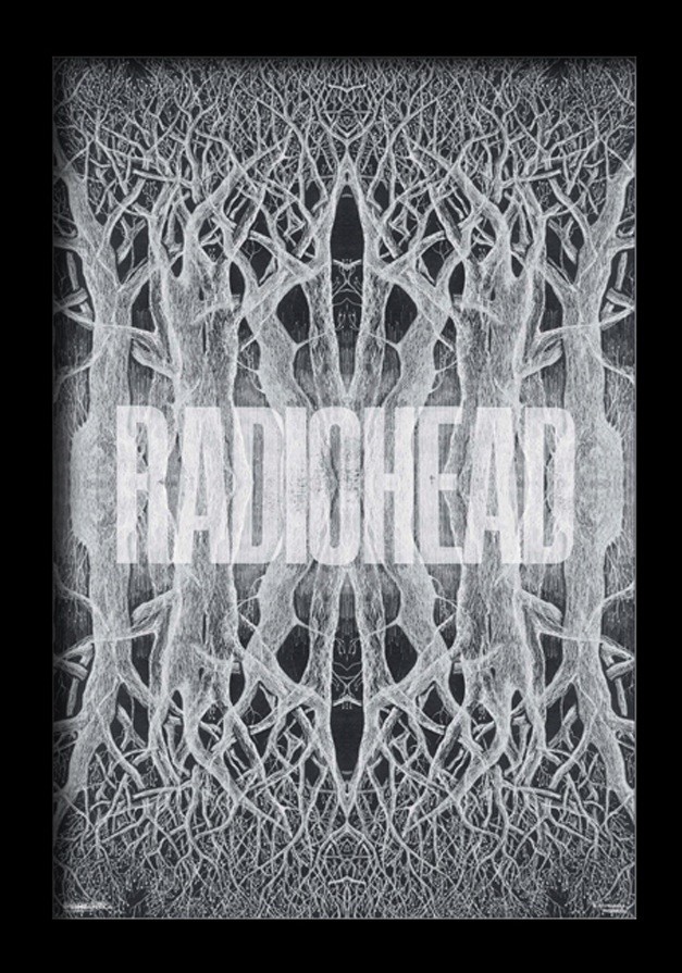 RADIOHEAD KING OF LIMBS 13x19 FRAMED GELCOAT POSTER MUSIC