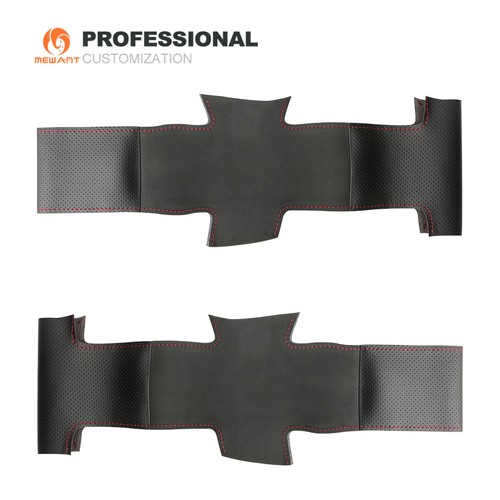 Genuine Leather Suede Steering Wheel Cover for Infiniti FX35 FX45 Nissan 350Z - Imagen 7 de 12