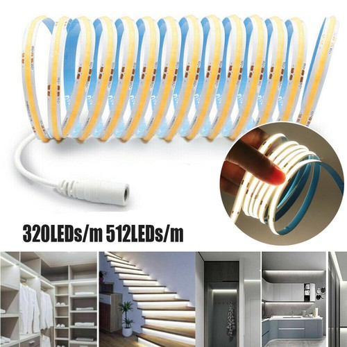 DC12V/24 USB 5V COB LED Streifen Licht Hohe Dichte COB Flexibles Band Licht Dekor - Bild 1 von 23