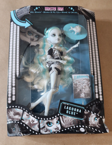 Monster High Reel Drama Lagoona Blue Doll Monster - DAMAGED BOX See Photos - Afbeelding 1 van 16