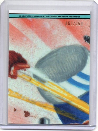 2023 GPK Garbage Pail Kinder C6 234b Burt Cage 52/250 Lila-Wellen-Refraktor FS&H - Bild 2 von 2