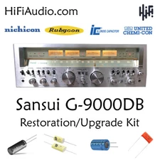 Sansui G9000 DB rebuild restoration recap upgrade kit repair capacitor