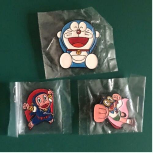Doraemon, Perman and Ninja Hattori-kun Collectible Pin Badge Set Free  Shipping | eBay