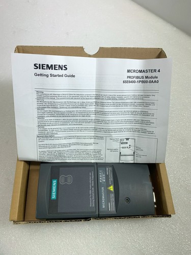SIEMENS 6SE6400-1PB00-0AA0 MM4 PROFIBUS Module, New - Picture 2 of 9