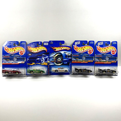 Mattel Hot Wheels Lot Of 5 Double Vision Toy Cars: #215, #082, & More! Ages 3+